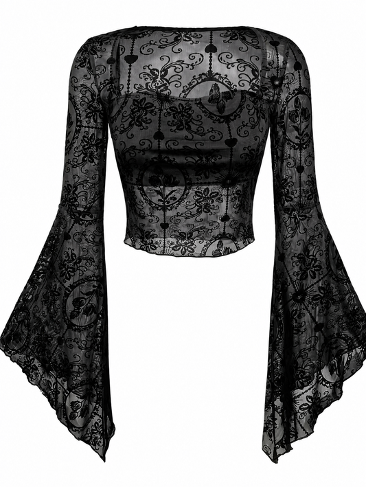 Long-Sleeved Chiffon FangCloset™