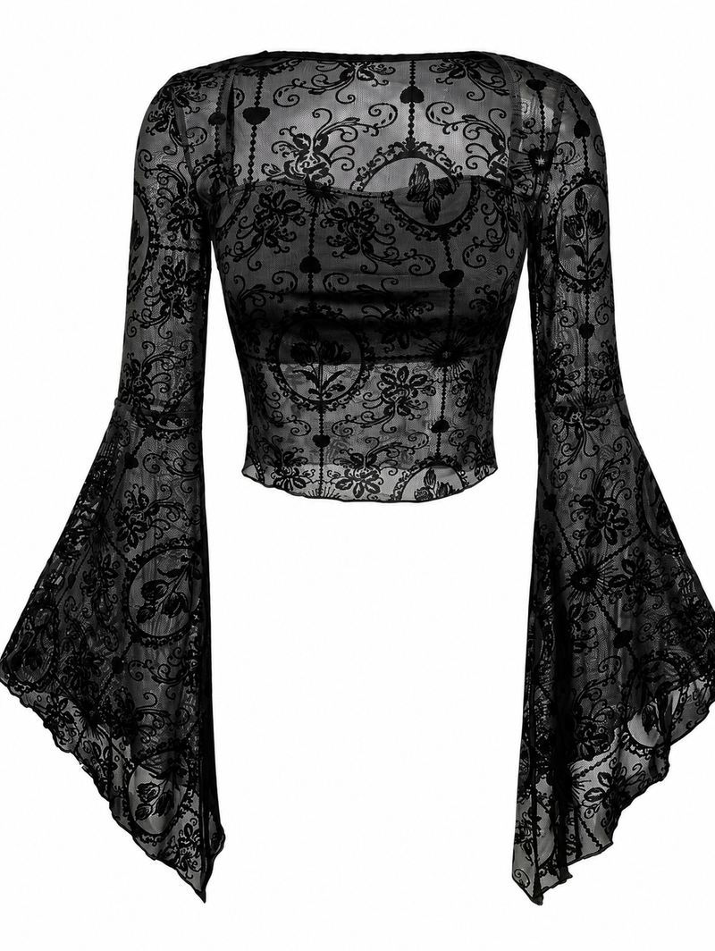 Long-Sleeved Chiffon FangCloset™