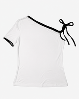 Off-Shoulder Short-Sleeve Glitch FangCloset™