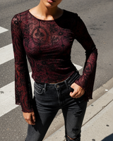Long-Sleeved Chiffon FangCloset™