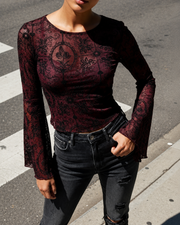 Long-Sleeved Chiffon FangCloset™